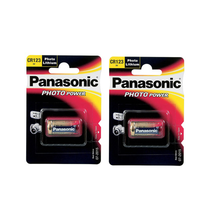 Panasonic - CR123A - Photo Lithium Battery - 24 Pack