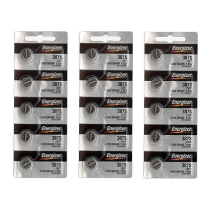 387S Energizer - 15 Batteries - Watch Batteries - Watch Batteries - AA ...