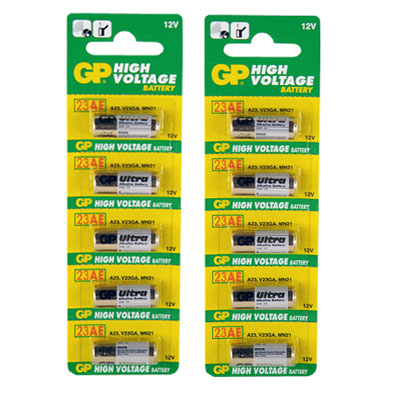 23A 10 Batteries - 23A Battery Group - Watch Batteries - AA AAA batteries -  Rechargeable Batteries - Discount Batteries - Shipped Free in US