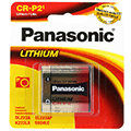 Panasonic CR-P2PA/1B 6V 1400mAh Lithium Camera Battery - 12PK