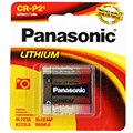 Panasonic CR-P2PA/1B 6V 1400mAh Lithium Camera Battery - 1PK