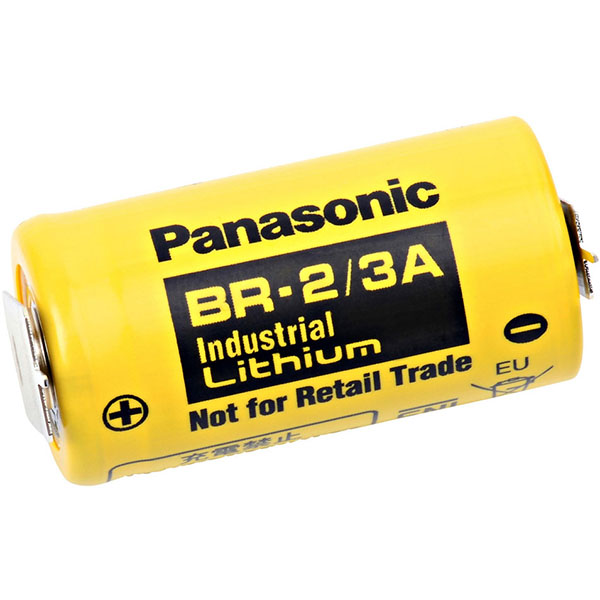 Panasonic BR2/3A2 Horizontal 2 Pin COMP52 Lithium Batteries
