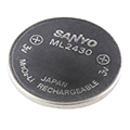 Sanyo ML2430 Rechargeable Coin Cell Battery - RLITH-5