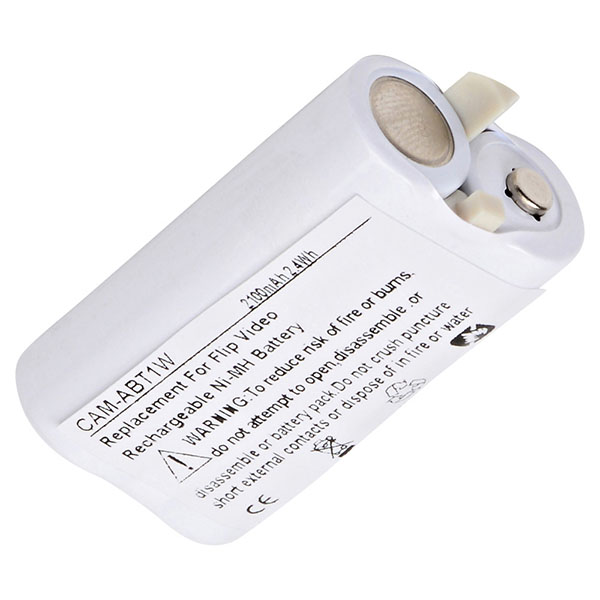 FLIP VIDEO Replacement Battery CAMABT1W Camcorder Batteries Watch Batteries AA AAA