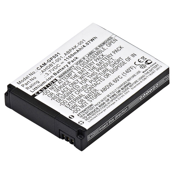 GoPro Hero 2 Action Camera Replacement Battery CAMGP001 Camera