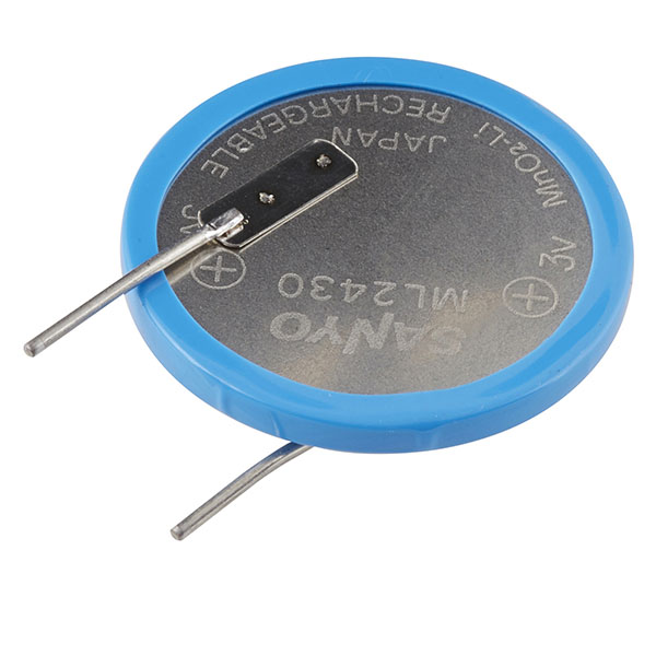 Sanyo ML2430-VM1 Rechargeable 2 Pin Vertical Mount RLITH-5-2VL ...