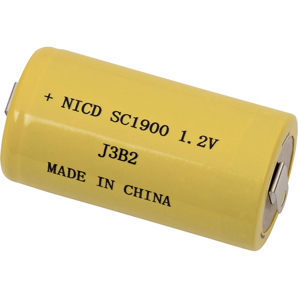 Panasonic Sub C with Tabs Single Battery SC1900WT Computer Batteries Group Watch Batteries