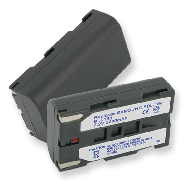 Samsung SBL110A Camcorder Replacement Battery BLI195 Camcorder