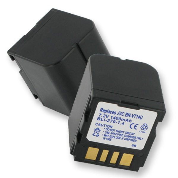 JVC BNVF707 Replacement Battery BLI2701.4 Camcorder Batteries