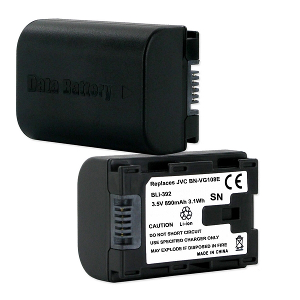 JVC BNVG108E Camcorder Replacement Battery BLI392 Camcorder