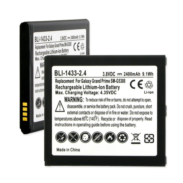 Samsung Galaxy Replacement Battery Bli 1433 2 4 Cell Phone
