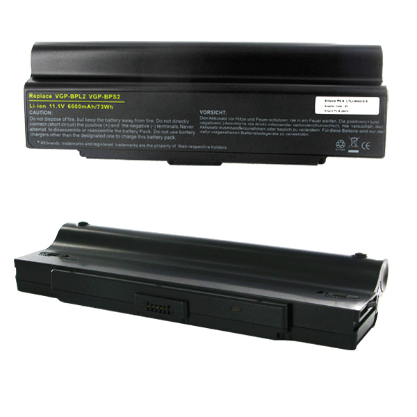 Fedco VGP-BPS2A Replacement Battery LTLI-9040-6.6 - Laptop