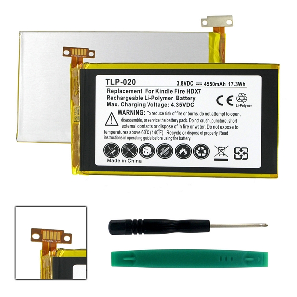 Amazon Kindle S12T1 Tablet Replacement Battery TLP020 Tablet