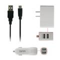 Dual Port Home / Car USB Android Cable Combo - USB-ACDC-3