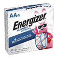 Energizer Ultimate Lithium AA Battery 4-Pack - L91