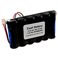 Exell NiCD 7.2V 800mAh Back-Up Battery for Security Alarm Systems - EBC-70-800 
