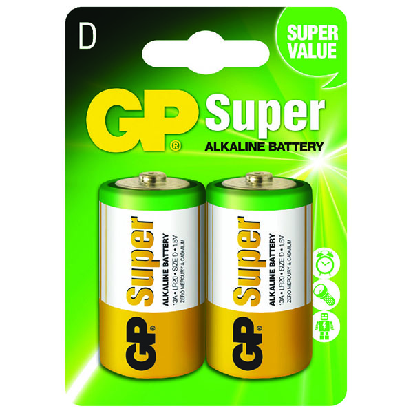 Ultra Alkaline D - 2 Batterien - GP Batteries