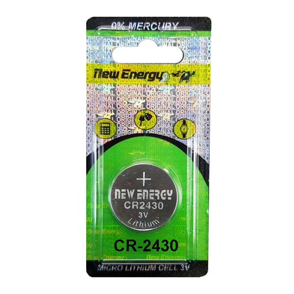 CR2430-NE PILE LITHIUM BOUTON 3V CR2430 NEW ENERGY