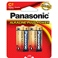 Panasonic Alkaline Plus Power C 1.5V 2-Pack - AM-2PA/2B