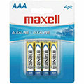 Maxell 723865 - LR034BP AAA Alkaline Batteries 4PK