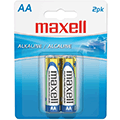 Maxell 723407 - LR62BP AA Alkaline Batteries 2PK