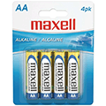 Maxell 723465 - LR64BP AA Alkaline Batteries 4PK