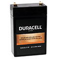 Duracell DURA6-2.9F Sealed Lead Acid Battery 6V 2.9Ah