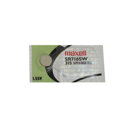 10 x Maxell 315 Uhrenbatterie 1,55 V SR716SW SR67 Batterie Knopfzelle 22mAh 