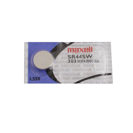 Maxell 303 SR44SW 1 Battery - Watch Batteries - Watch Batteries - AA ...