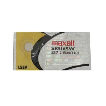 5PC Maxell 317 SR516SW D317  V317 GP317 SR516 Battery 0% MERCURY 
