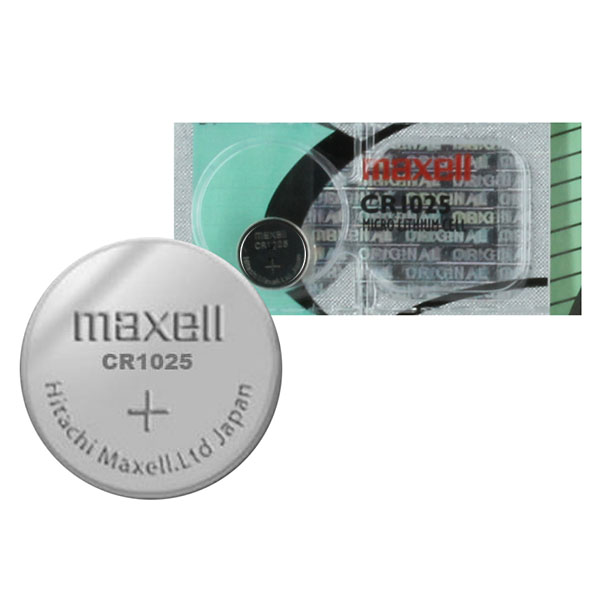 Maxell CR1025 - 1 Battery Official OEM - Watch Batteries - Watch ...